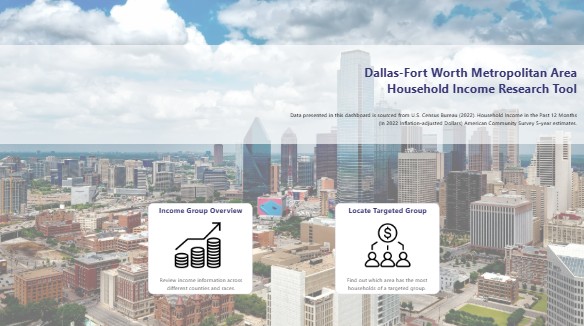 Interactive Census Dashboard – DFW Household Income Analysis thumbnail